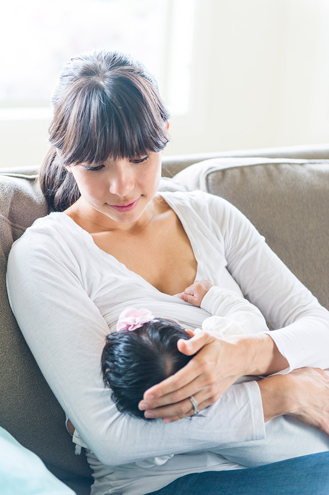 Mom breastfeeding