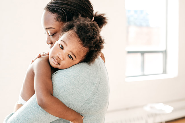 Image of a mother and her baby