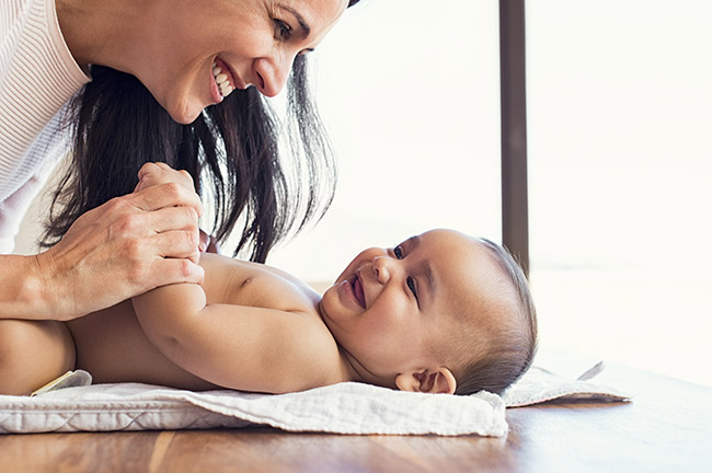 Image of a mother and her baby