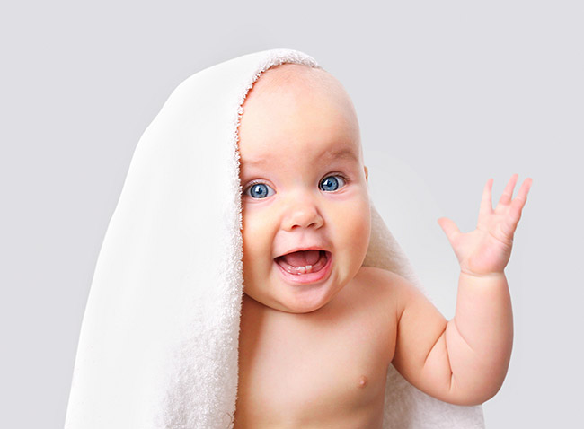 Happy baby