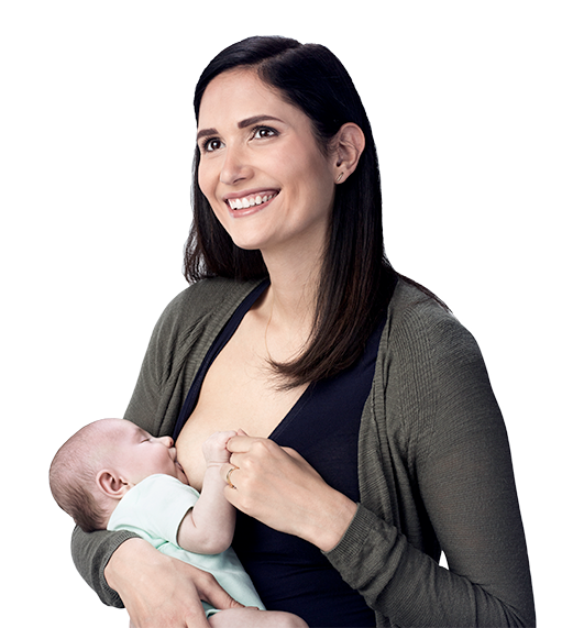 image of a woman breastfeeding her baby