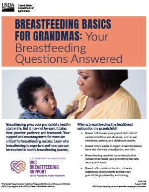 Breastfeeding Basics for Grandmas PDF Thumbnail