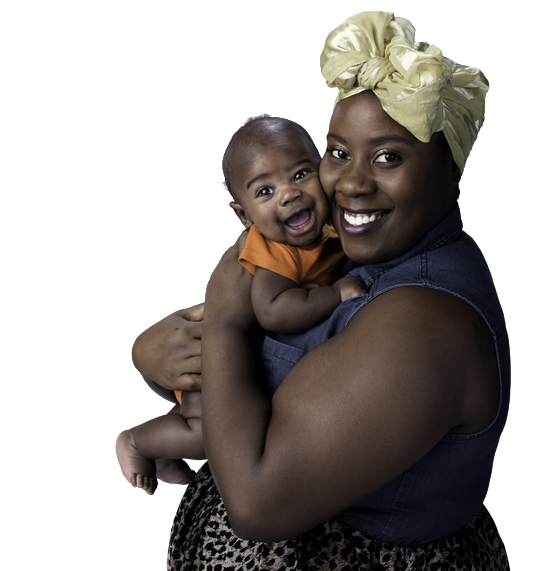 Image of a mother with her baby