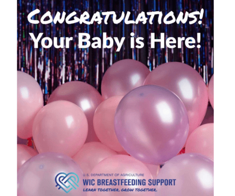 Congratulations with Balloons Image