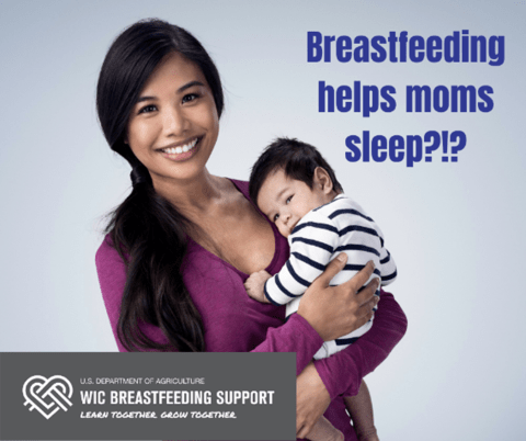 Breastfeeding Helps Moms Sleep