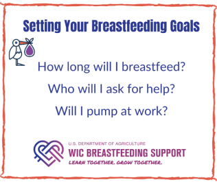 Setting Your Breastfeeding Goals Text