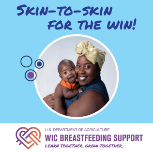 Mom Holding Baby BF Campaign Image
