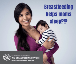 Breastfeeding Helps Moms Sleep