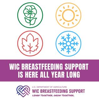 Social media message to support and promote WIC breastfeeding 