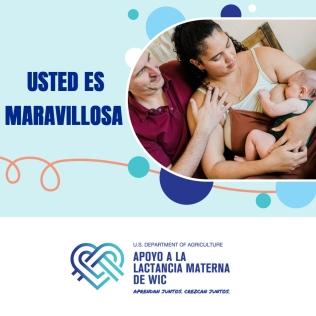 Usted es maravillosa 