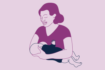 Cross Cradle or Transitional Position